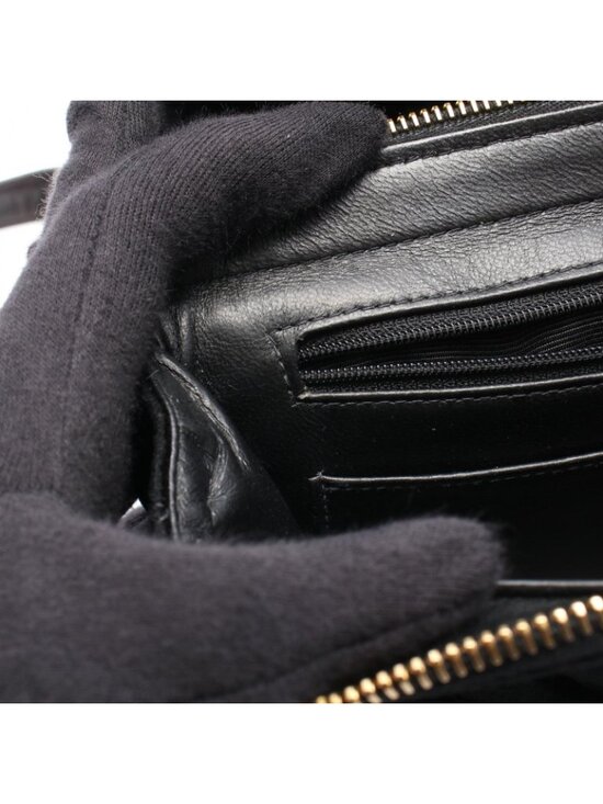 Chanel Backpack Quilted Black Fabric main image 4
